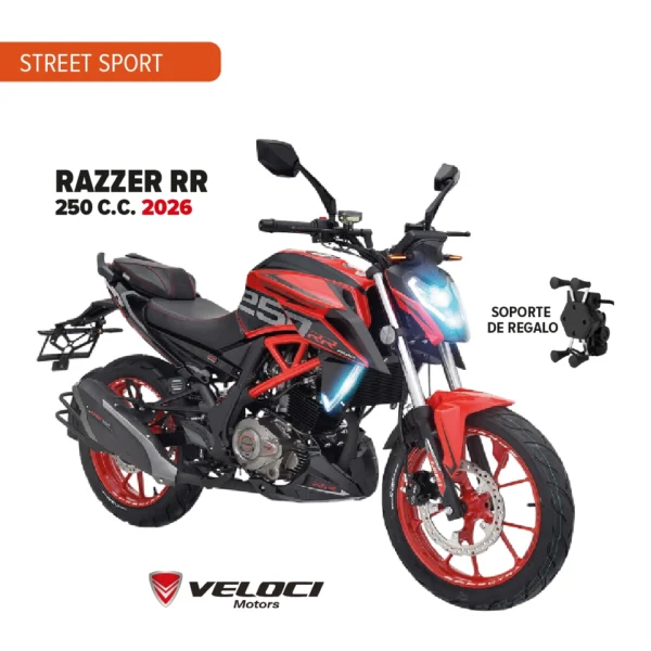 Motocicleta Veloci Razzer RR 220 C.C. 2026