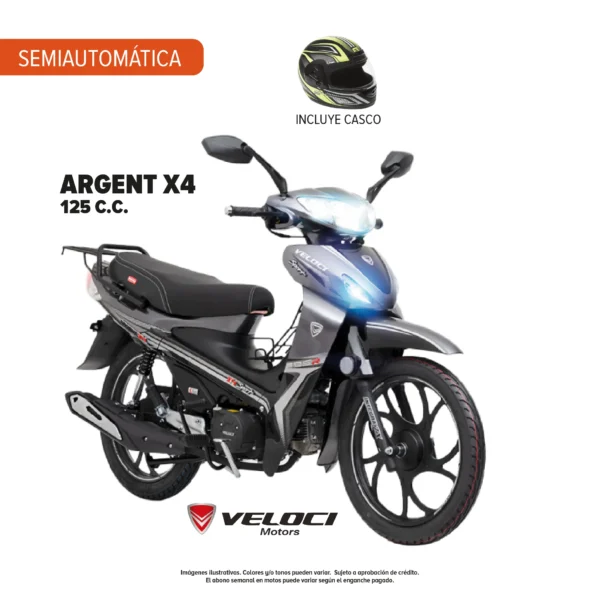 Motocicleta Veloci Argent X4 125 C.C. 2026