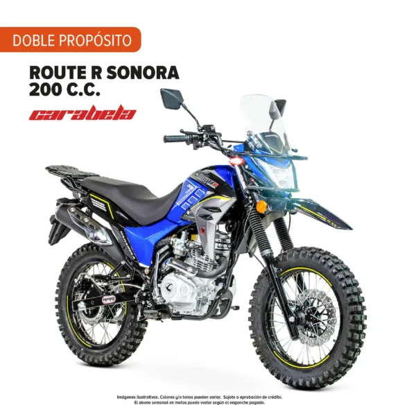 Motocicleta Carabela Route R Sonora 200 C.C. 2026 Azul