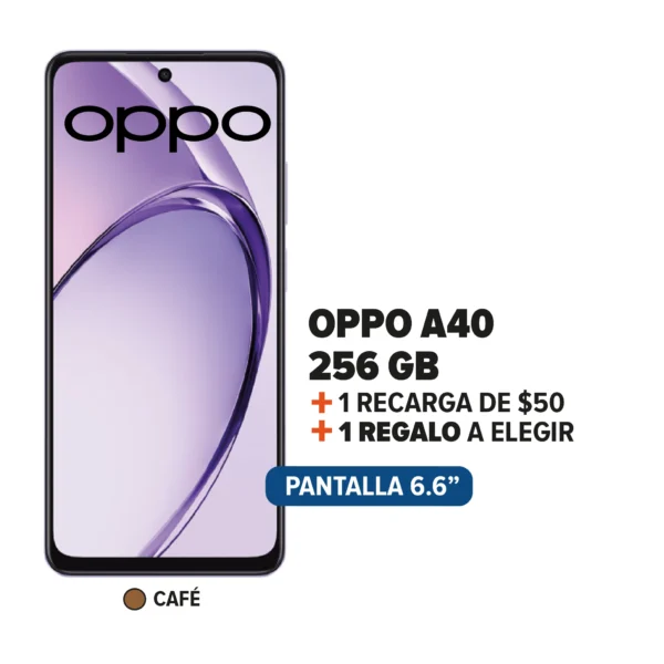 Oppo A40 + Recarga + Regalo