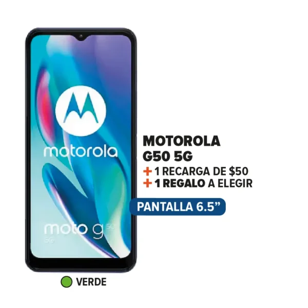 Motorola G50 + Recarga + Regalo