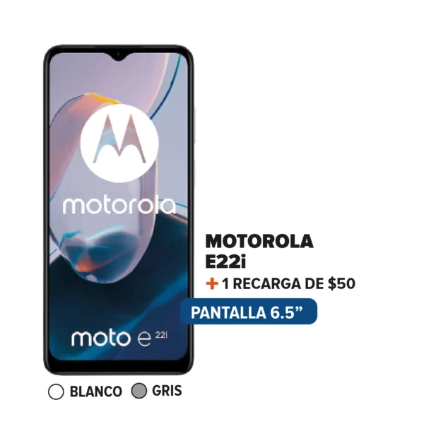 Motorola e22i + Recarga