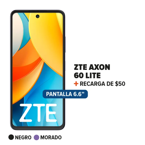 ZTE Axon 60 Lite + Recarga