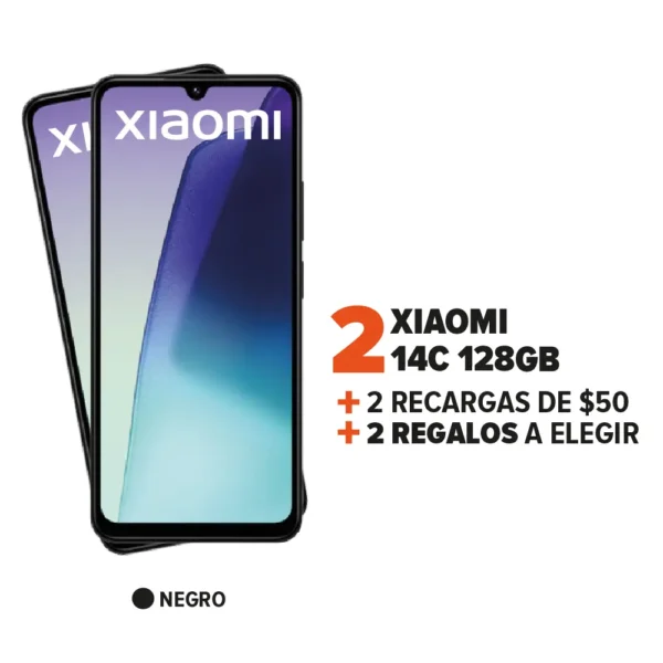 Xiaomi 14C + 1 Recarga + 1 Regalo