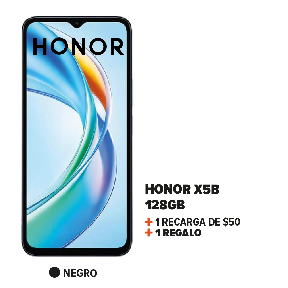 Honor X5b + Recarga + 1 Regalo