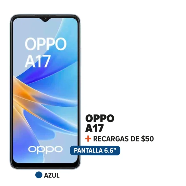 Oppo A17 + Recarga
