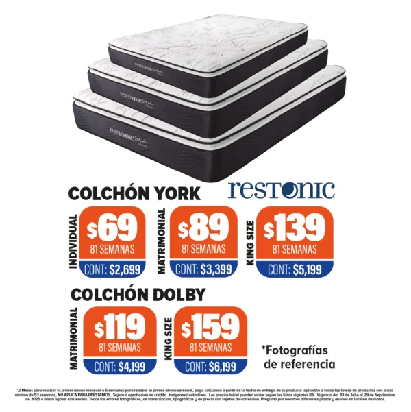 COLCHONES RESTONIC