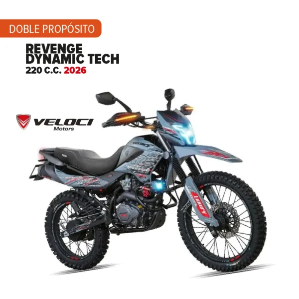 Motocicleta Veloci Revenge Dynamik Tech 220 C.C. 2026