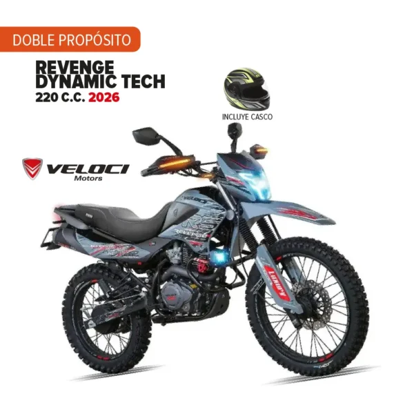 Motocicleta Veloci Revenge Dynamik Tech 220 C.C. 2026
