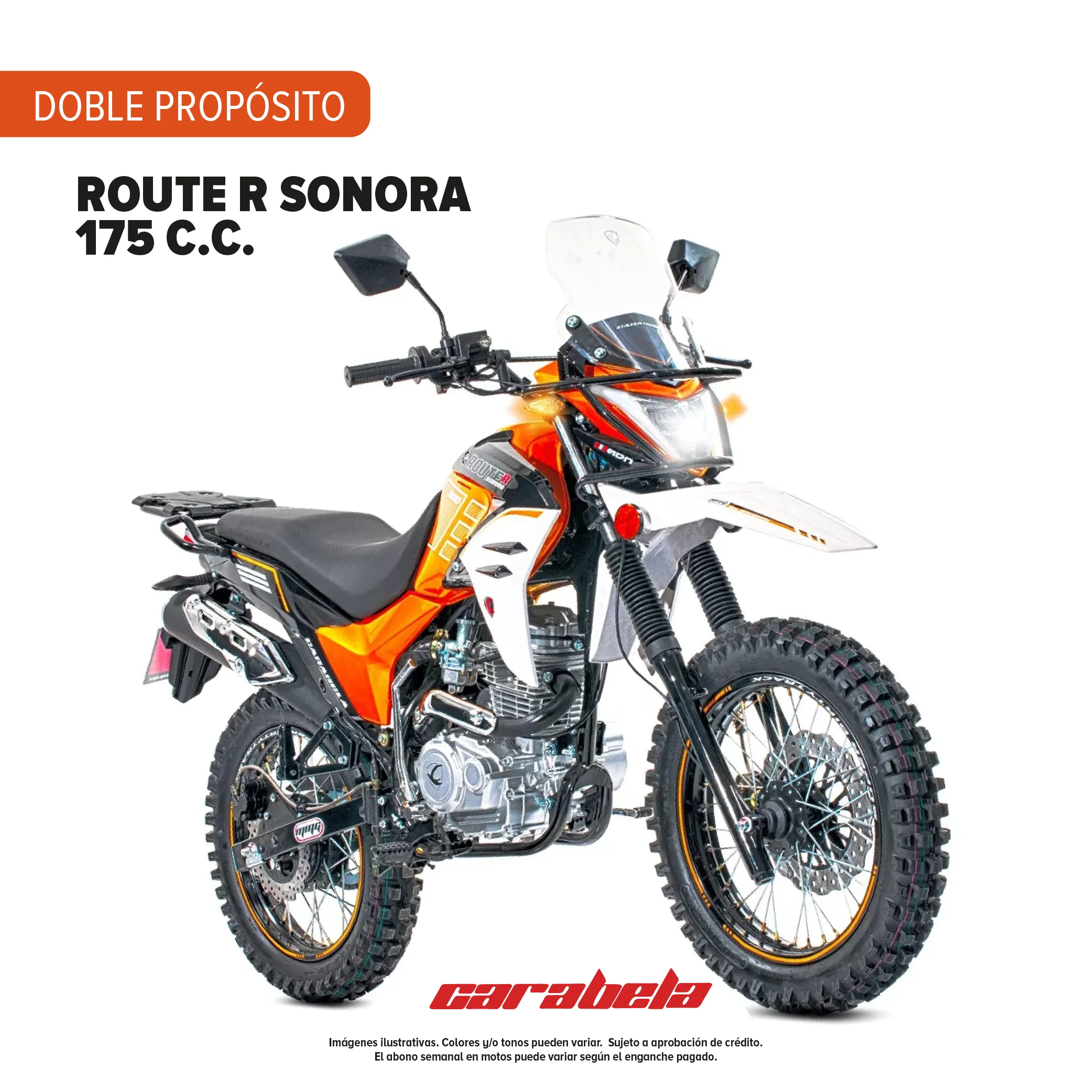 Motocicleta Carabela Route Sonora 175 C.C. 2026