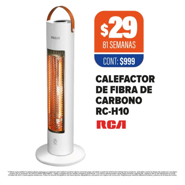 FALEFACTOR DE FIBRA DE CARBONO RCA RC-H10