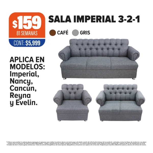 SALA IMPERIAL 3-2-1