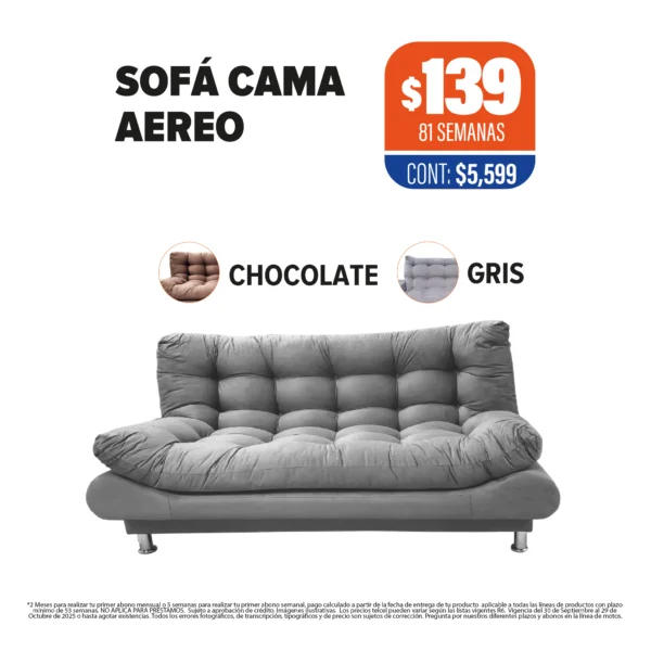 SOFÁ CAMA AEREO