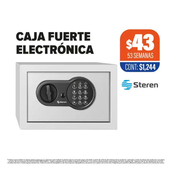 CAJA FUERTE ELECTRÓNICA STEREN