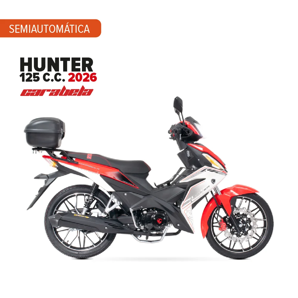 Motocicleta Carabela Hunter 125 C.C. 2026