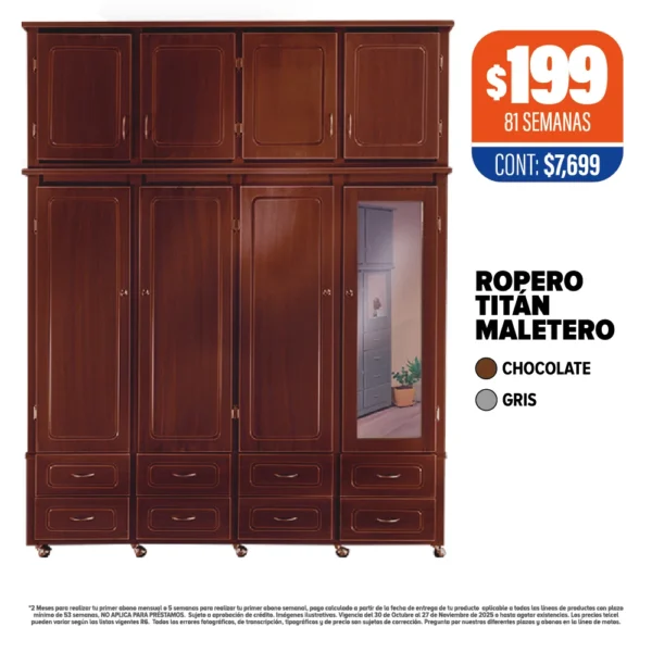 ROPERO TITÁN MALETERO