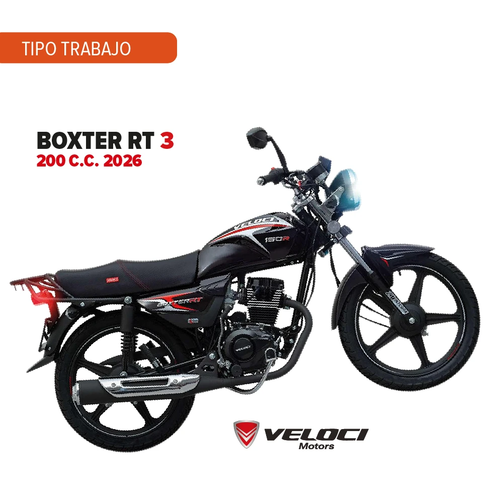 Motocicleta Veloci Boxter RT3 200 C.C. 2026