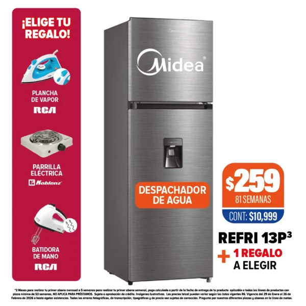 REFRIGERADOR LG 13 P3 + 1 REGALO A ELEGIR