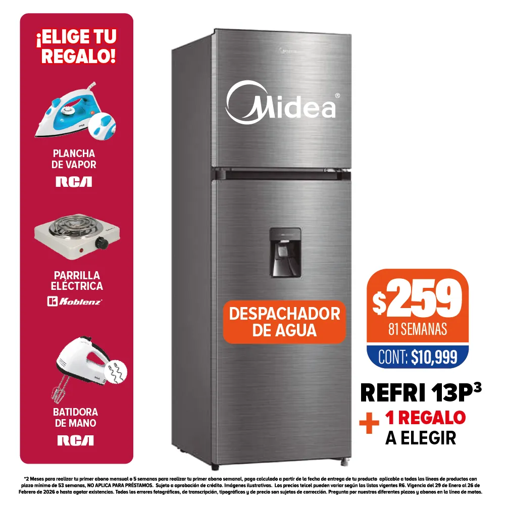 REFRIGERADOR LG 13 P3 + 1 REGALO A ELEGIR