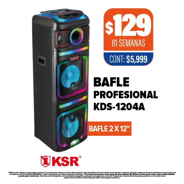 BAFLE PROFESIONAL KDS-1204A