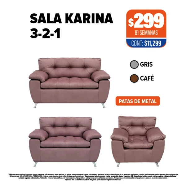 SALA KARINA 3-2-1