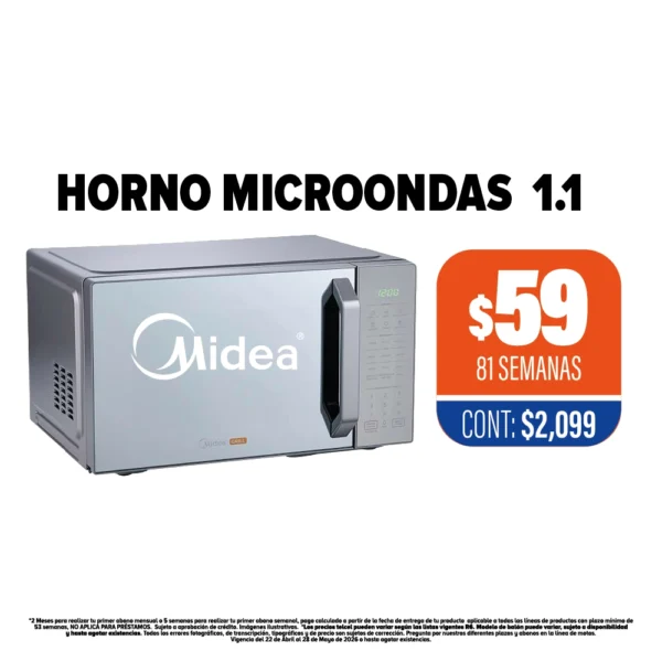 HORNO MICROONDAS 1.1