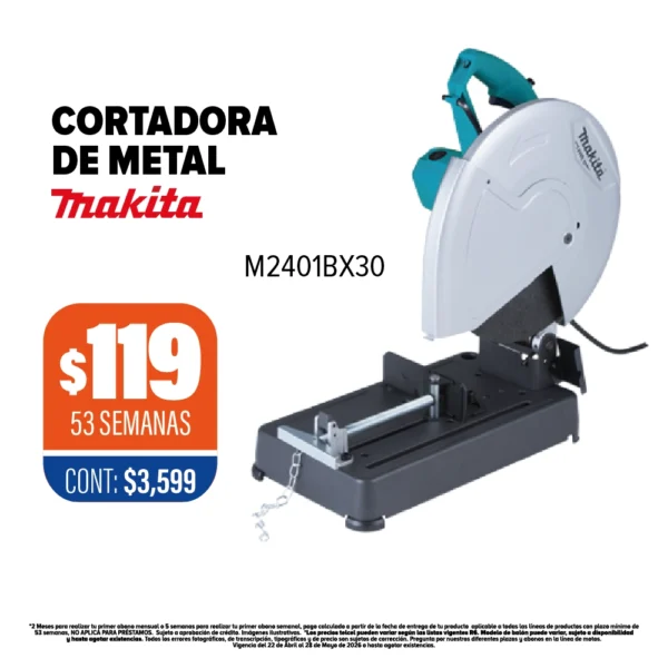 CORTADORA DE METAL MAKITA