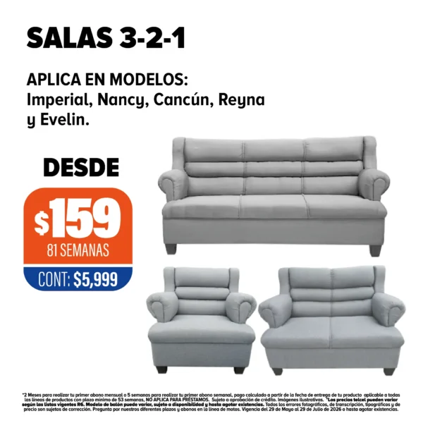 SALAS 3-2-1 (VARIOS MODELOS)