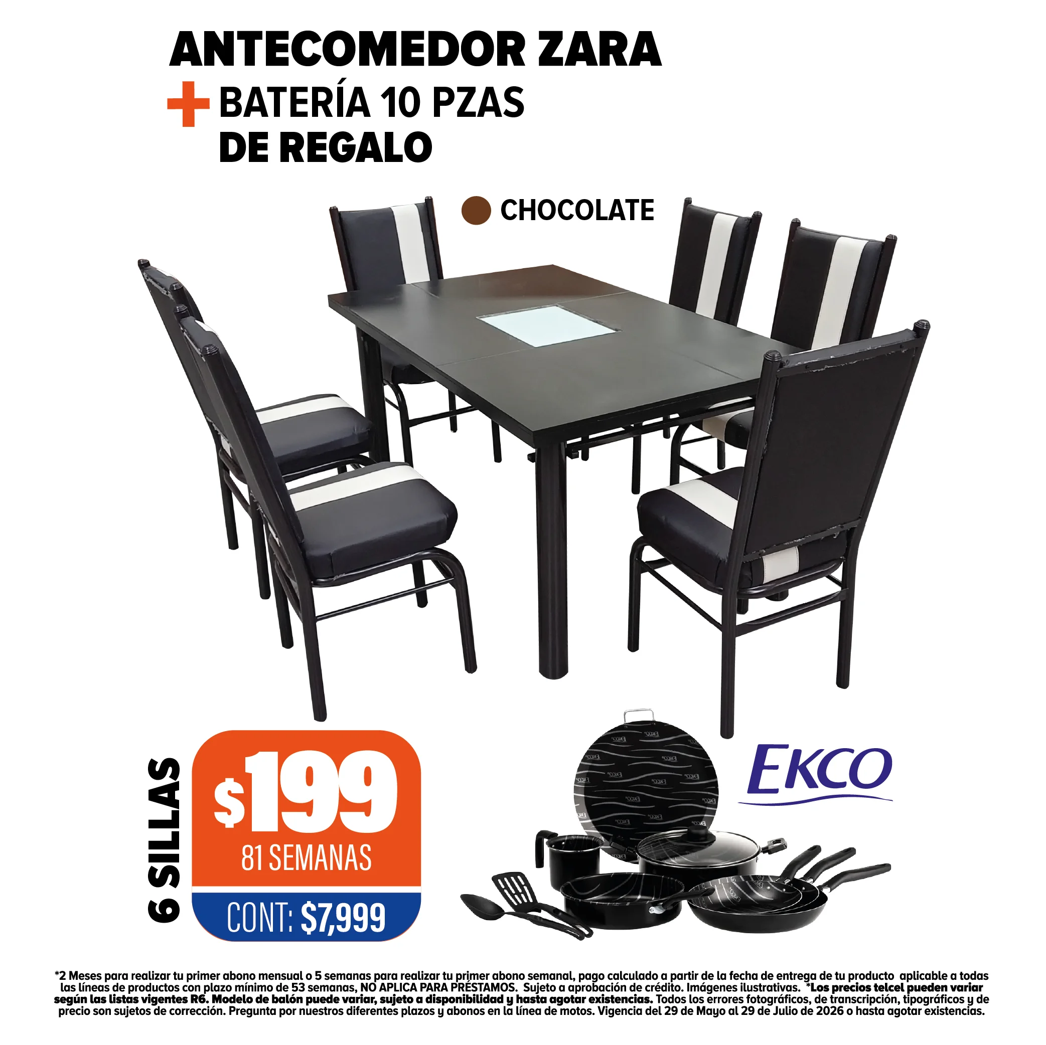 ANTECOMEDOR ZARA + BATERÍA 10 PIEZAS DE REGALO