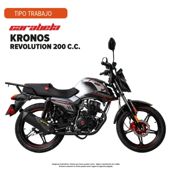 Motocicleta Carabela Kronos Revolution 200 C.C. 2027 Titanio