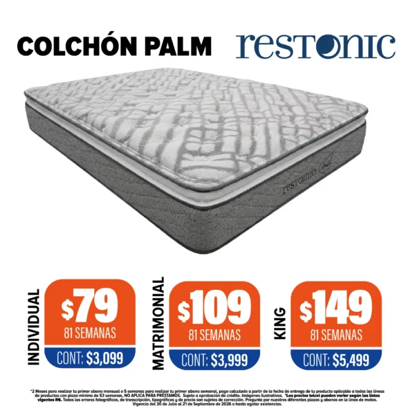Colchón Restonic Palm