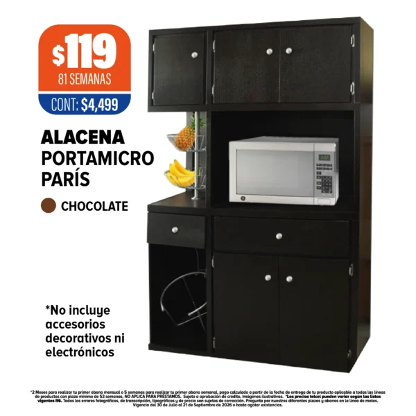 Alacena Portamicro París