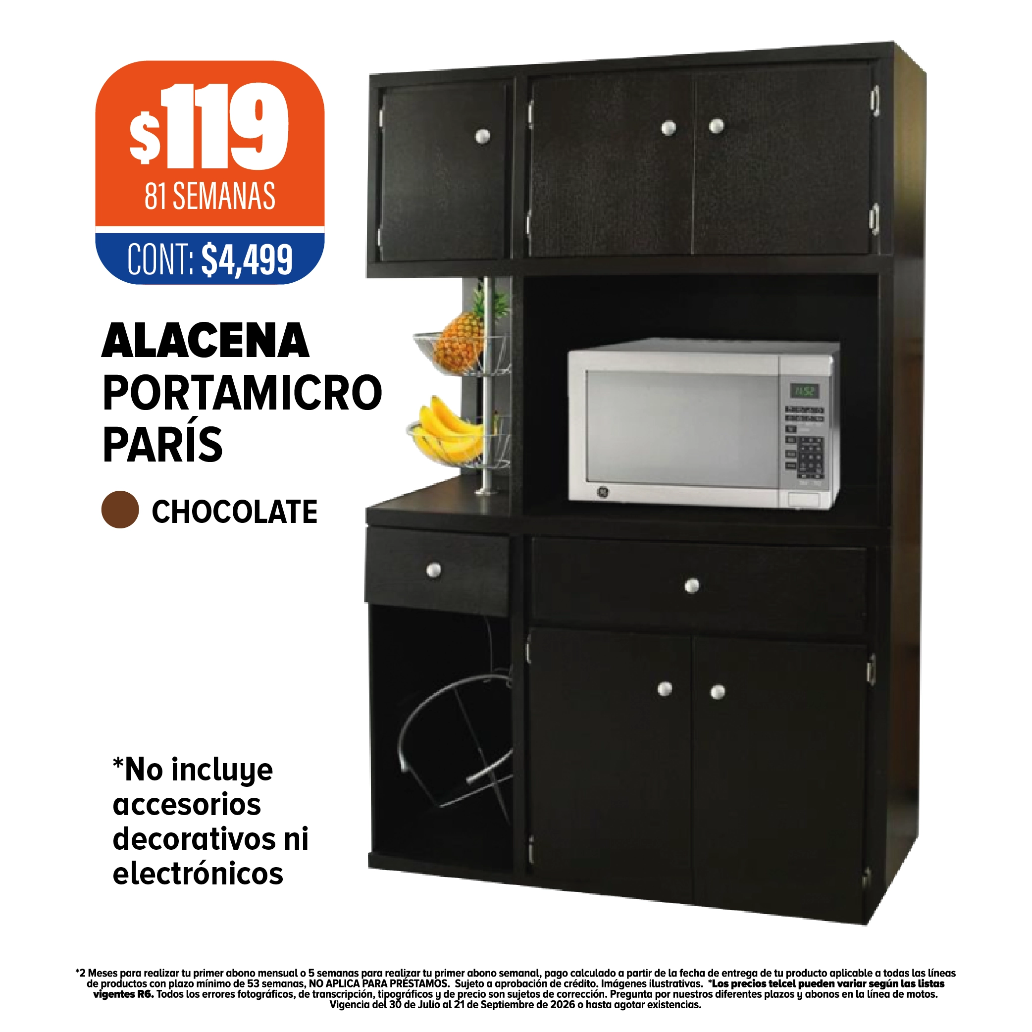 Alacena Portamicro París