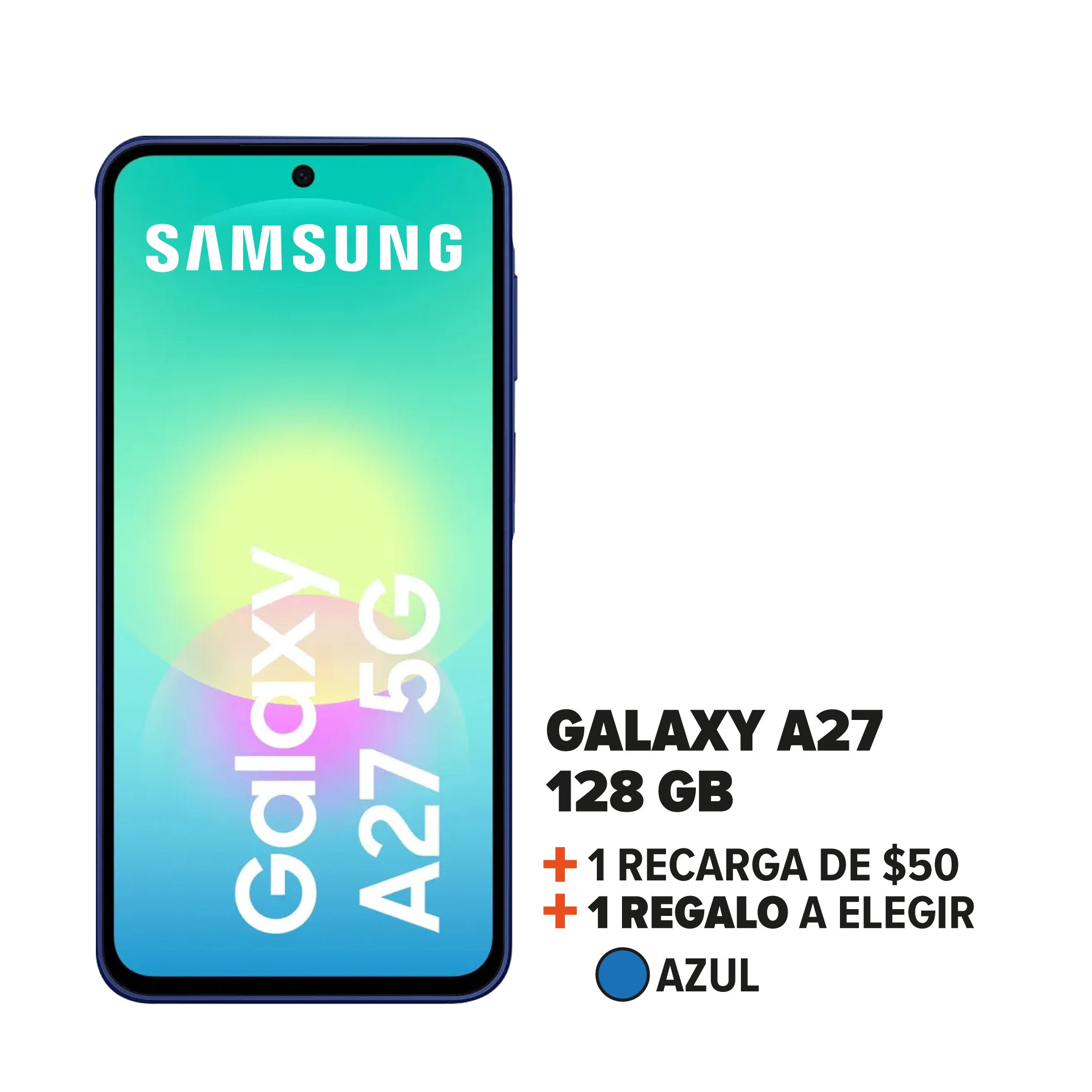 Samsung Galaxy A27 + Recarga + Regalo