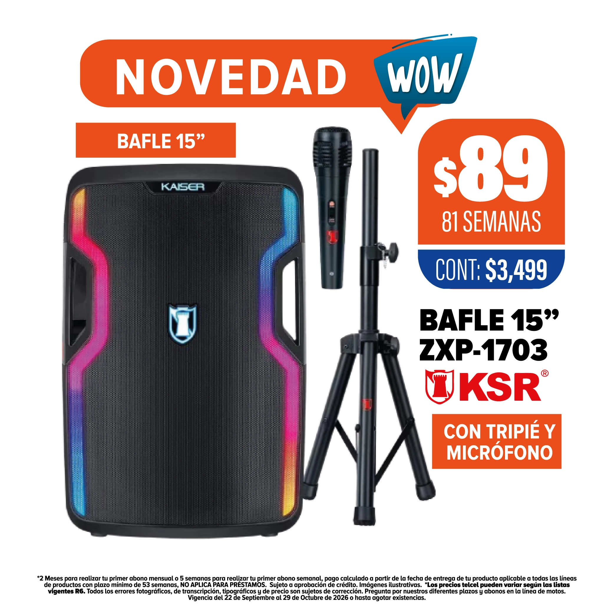 Bafle KSR 152 ZXP-1703