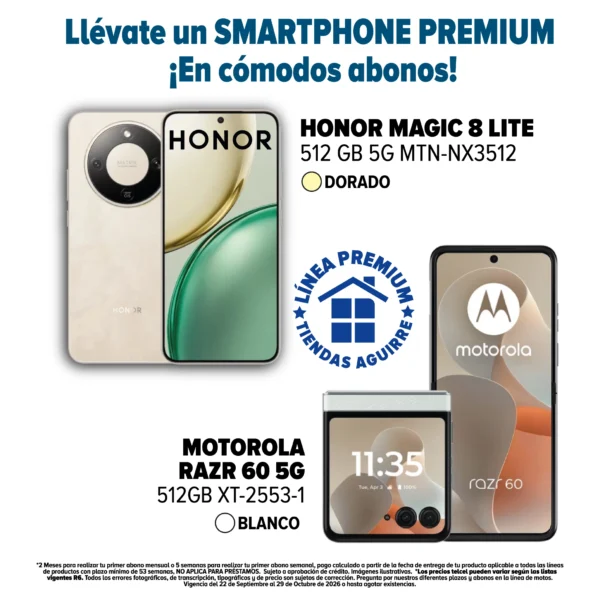 Smartphone Premium Honor Magic 8 Lite o Motorola RAZR 60