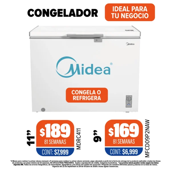 Congelador Midea