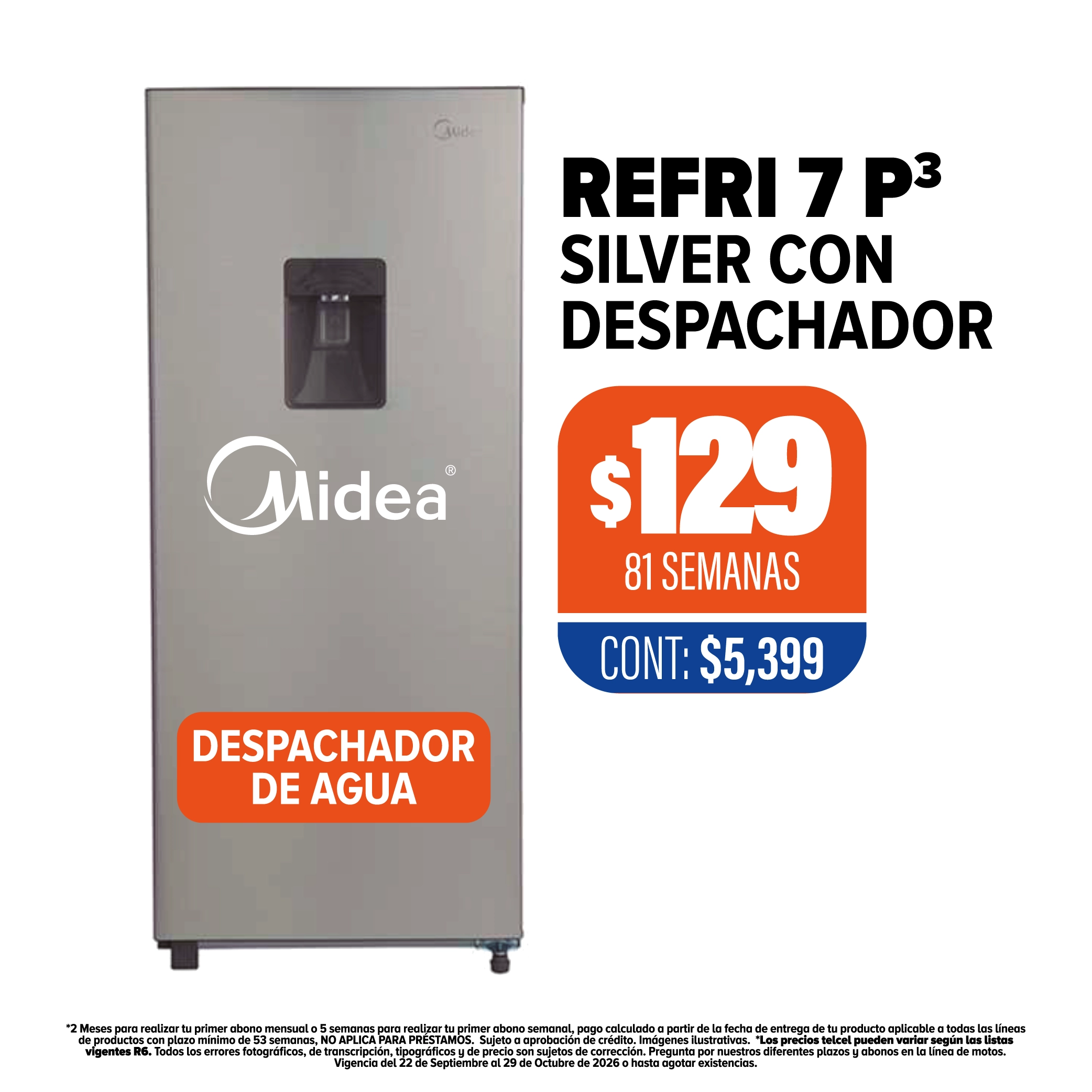 Refrigerador 7 P3 Midea