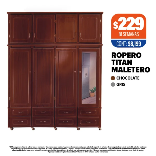 Ropero Titan Maletero