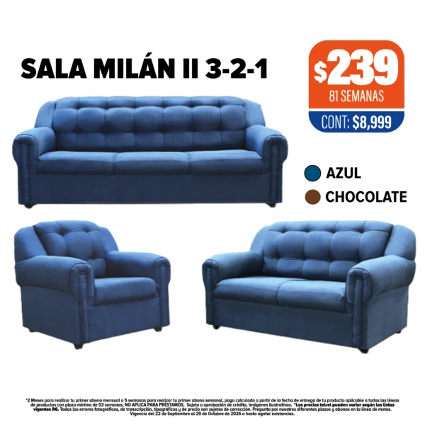 Sala Milán II 3-2-1