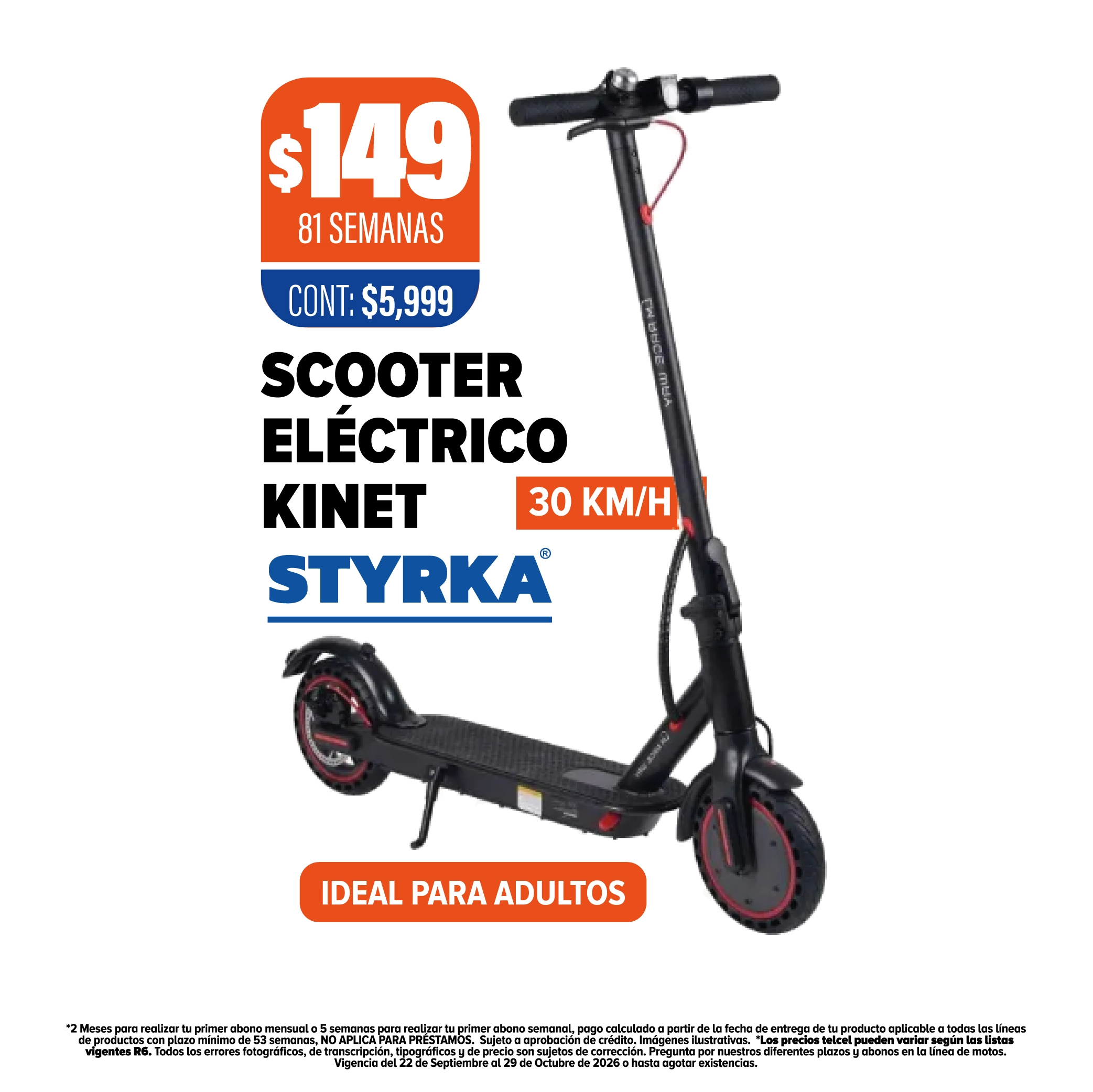 Scooter eléctrico Kinet Styrka